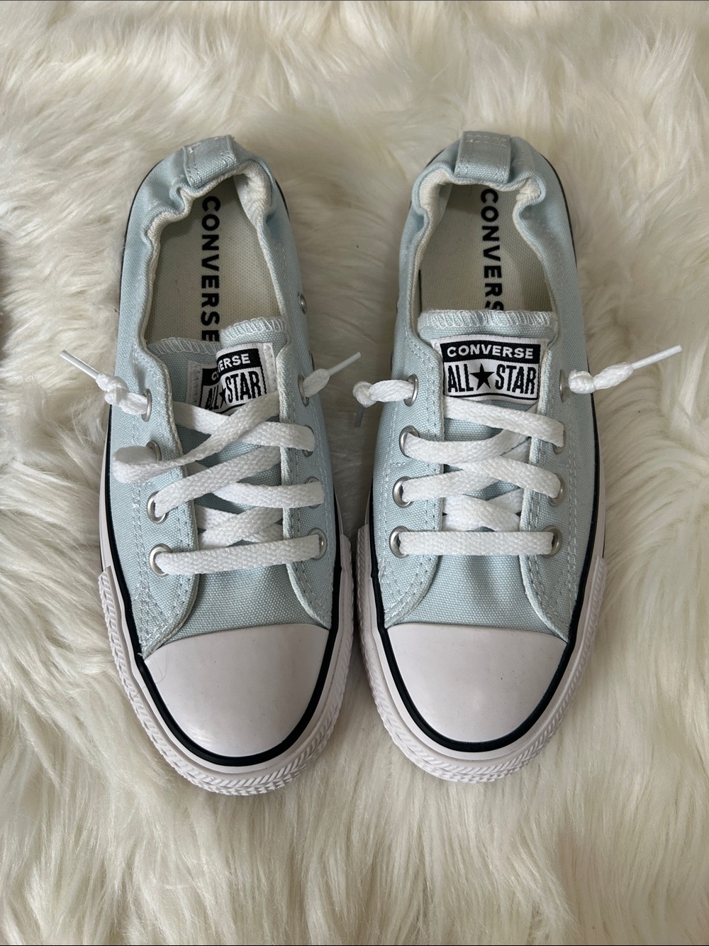 Converse Chuck Taylor Shoreline Slip Light Blue All Star Sneakers~Sz. 7.5~NWOT